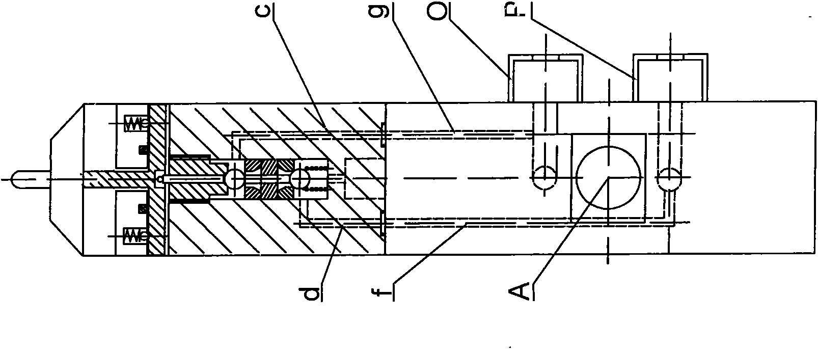 Manual pilot combined operating valve for hydraulic support
