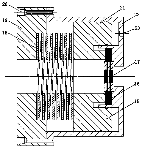 A pressure continuously variable transmission based on nw type double planetary gear structure