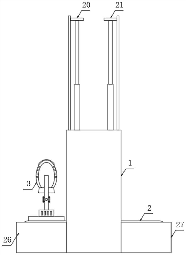 A chemical fiber wig forming device