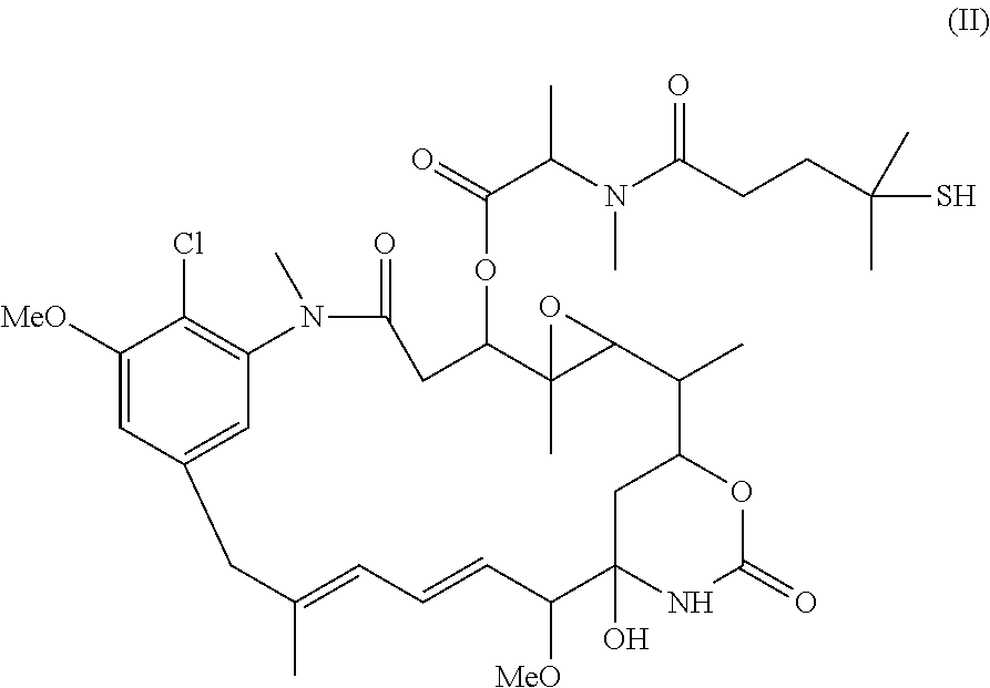 Preparation of maytansinoid antibody conjugates by a one-step process