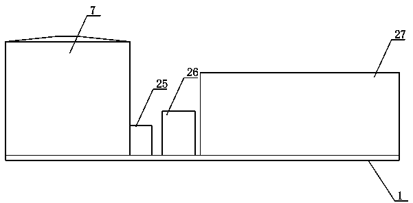 Kitchen wastewater treatment device and treatment method