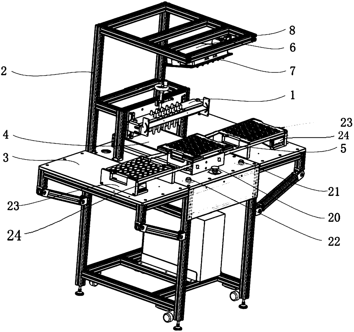 Semi-automatic multi-surface label jet printing device