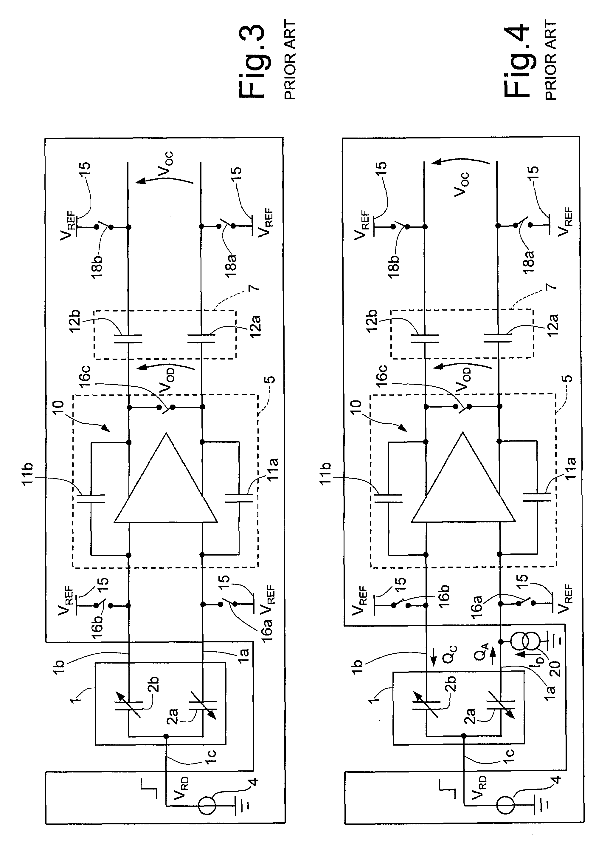 Device and method for reading a capacitive sensor, in particular of a micro-electromechanical type