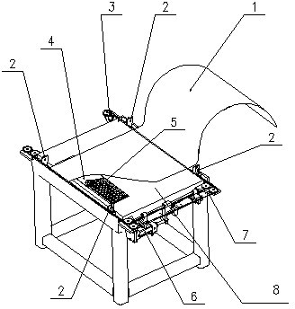 Strip postprocessing wire centring device and usage thereof