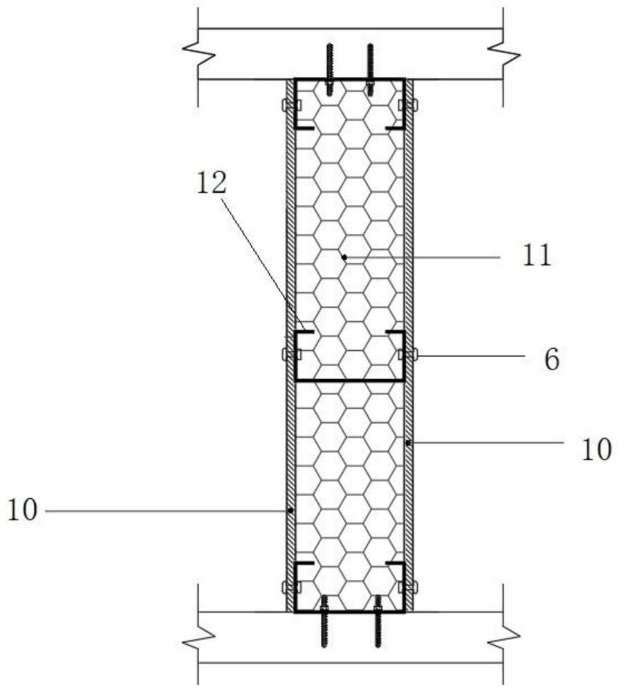 Fabricated fireproof and anti-explosion composite plate