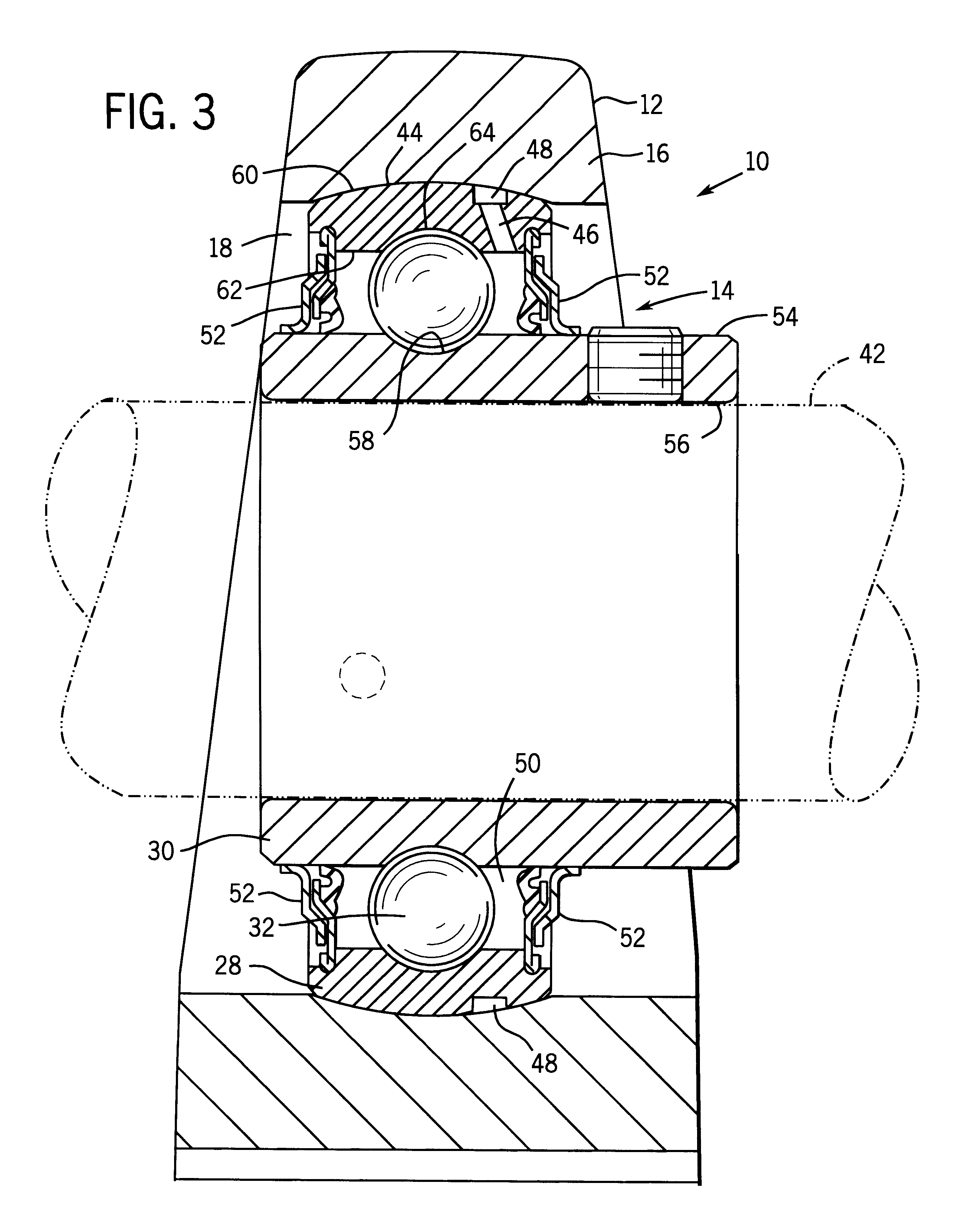 Corrosion-resistant bearing and method for making same