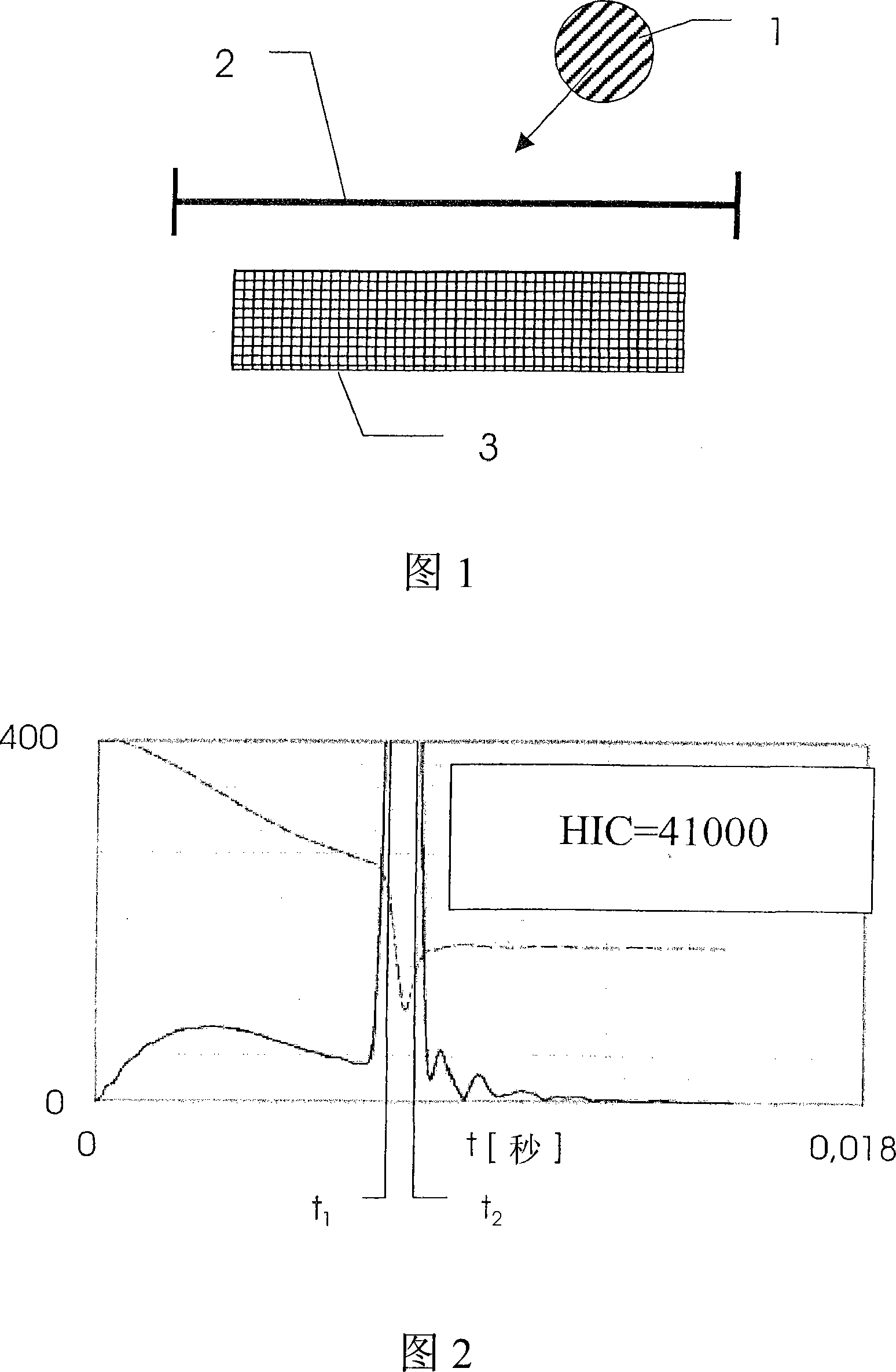 Passive protective device for a motor vehicle