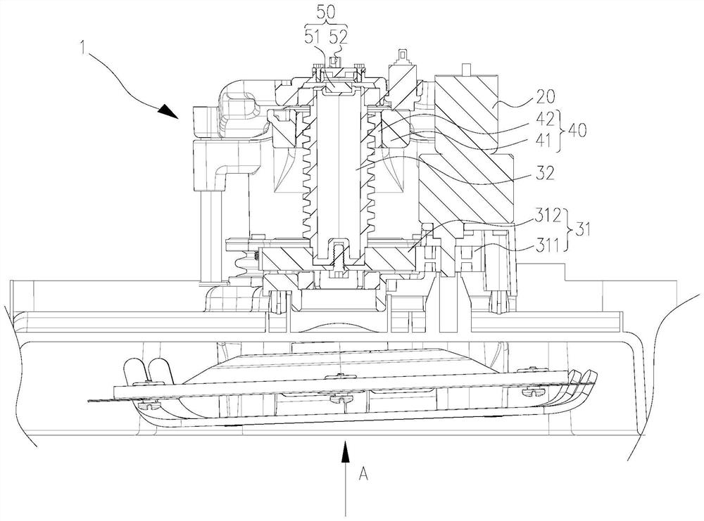 Lifting device and harvester