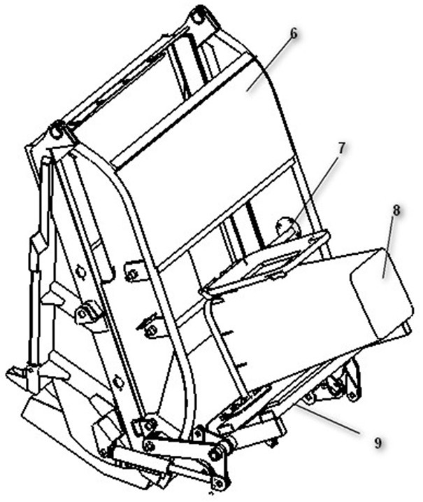 Can blocking rod, compression type garbage truck and using method of compression type garbage truck