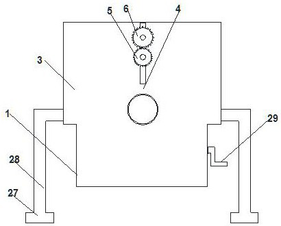 A kind of blanking device for nano-zinc oxide production and processing