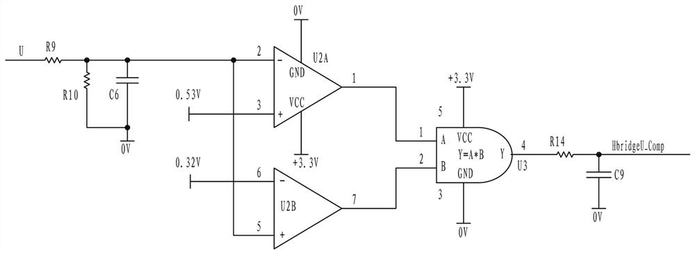 Brushless motor controller power-on protection detection circuit and power-on protection detection method thereof