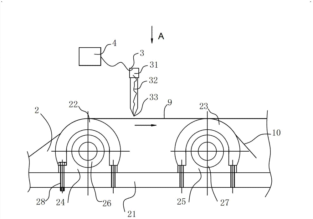 Method and device for producing prepreg