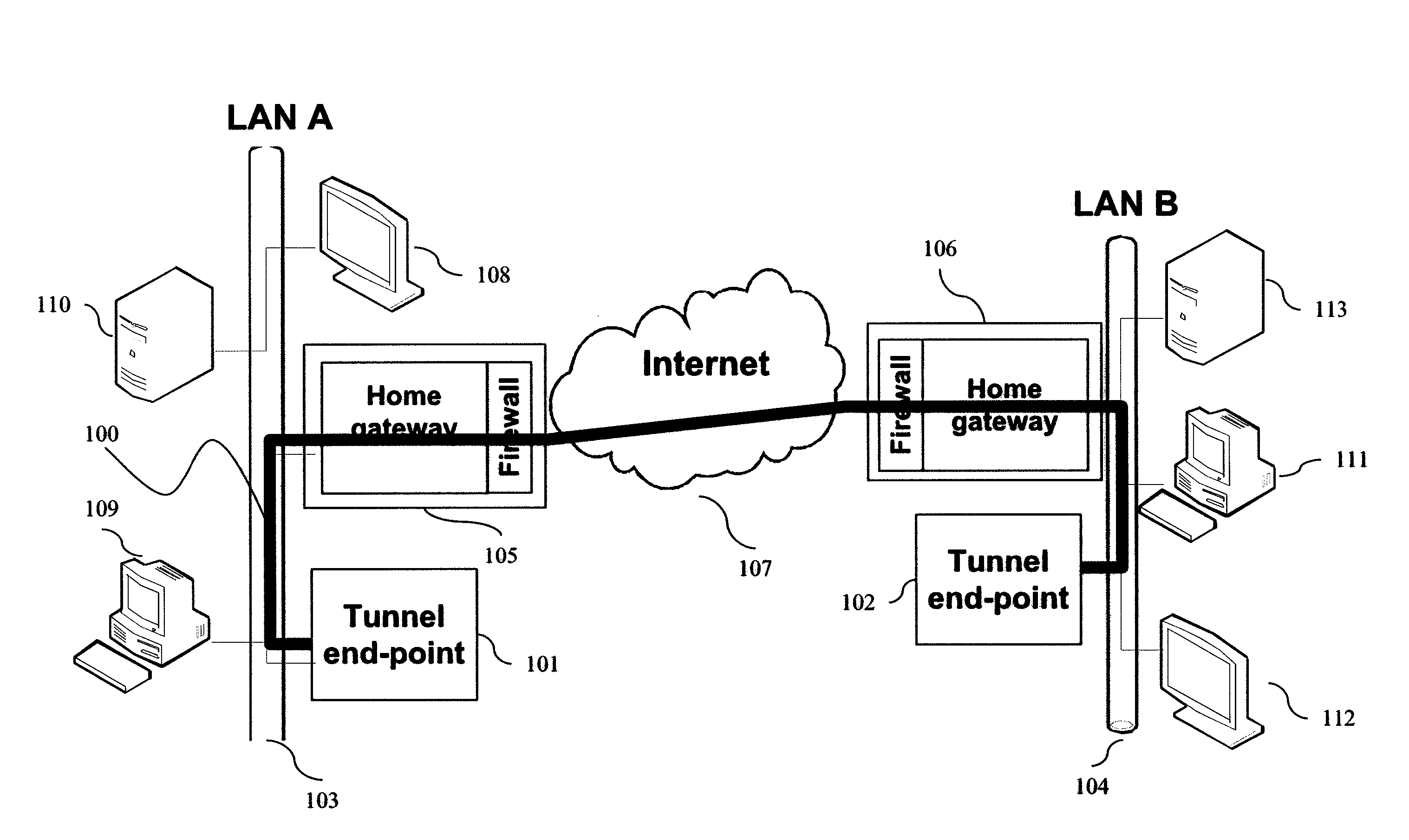 Method for transmitting a data stream with anticipation of acknowledgments, correspondence input device and computer-readable storage medium