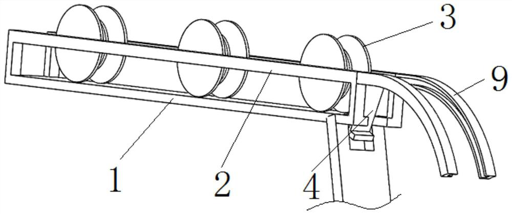 Automatic replacing equipment for blank cutting steel wire