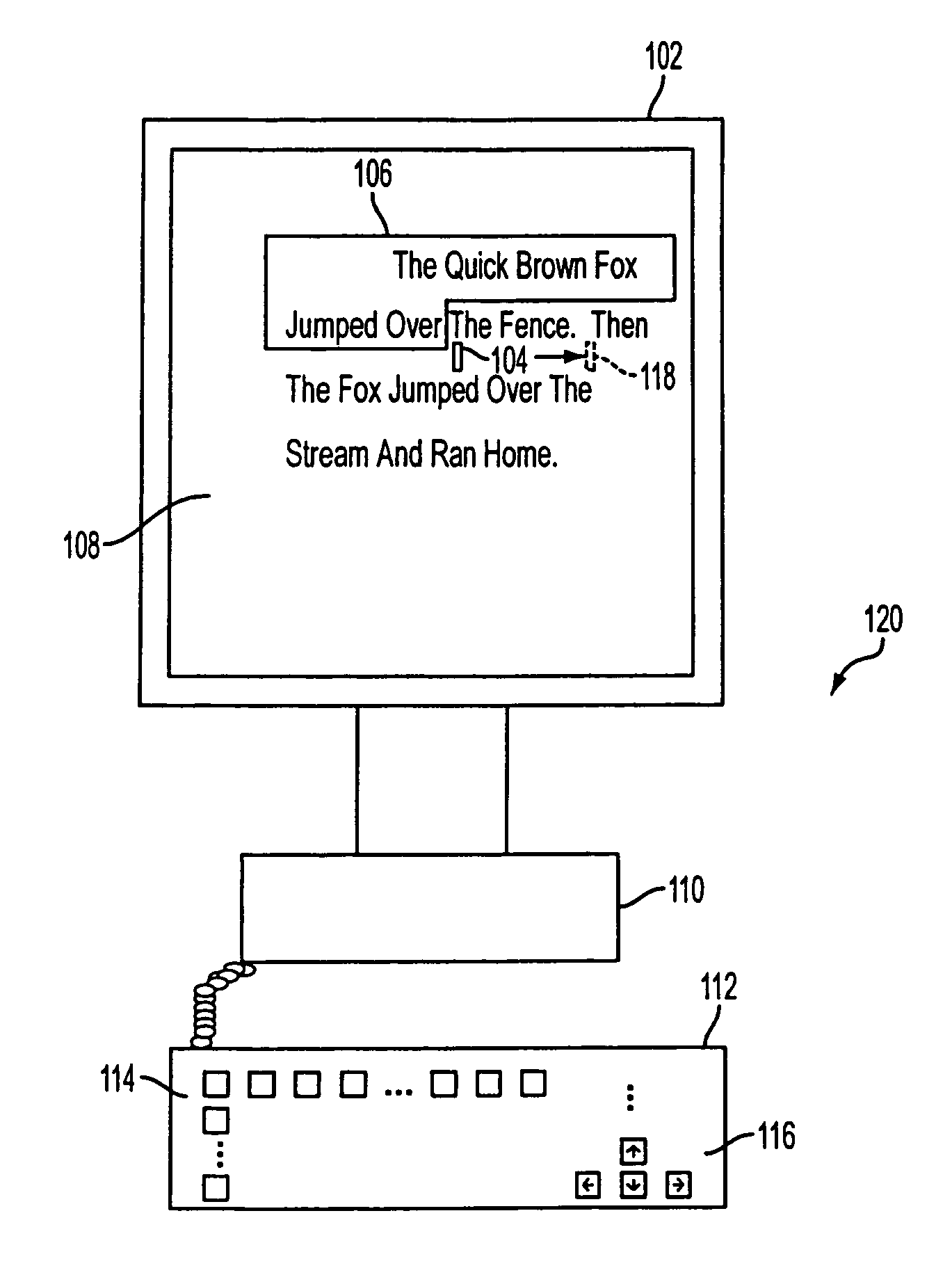 System and method for selecting and processing information in an electronic document