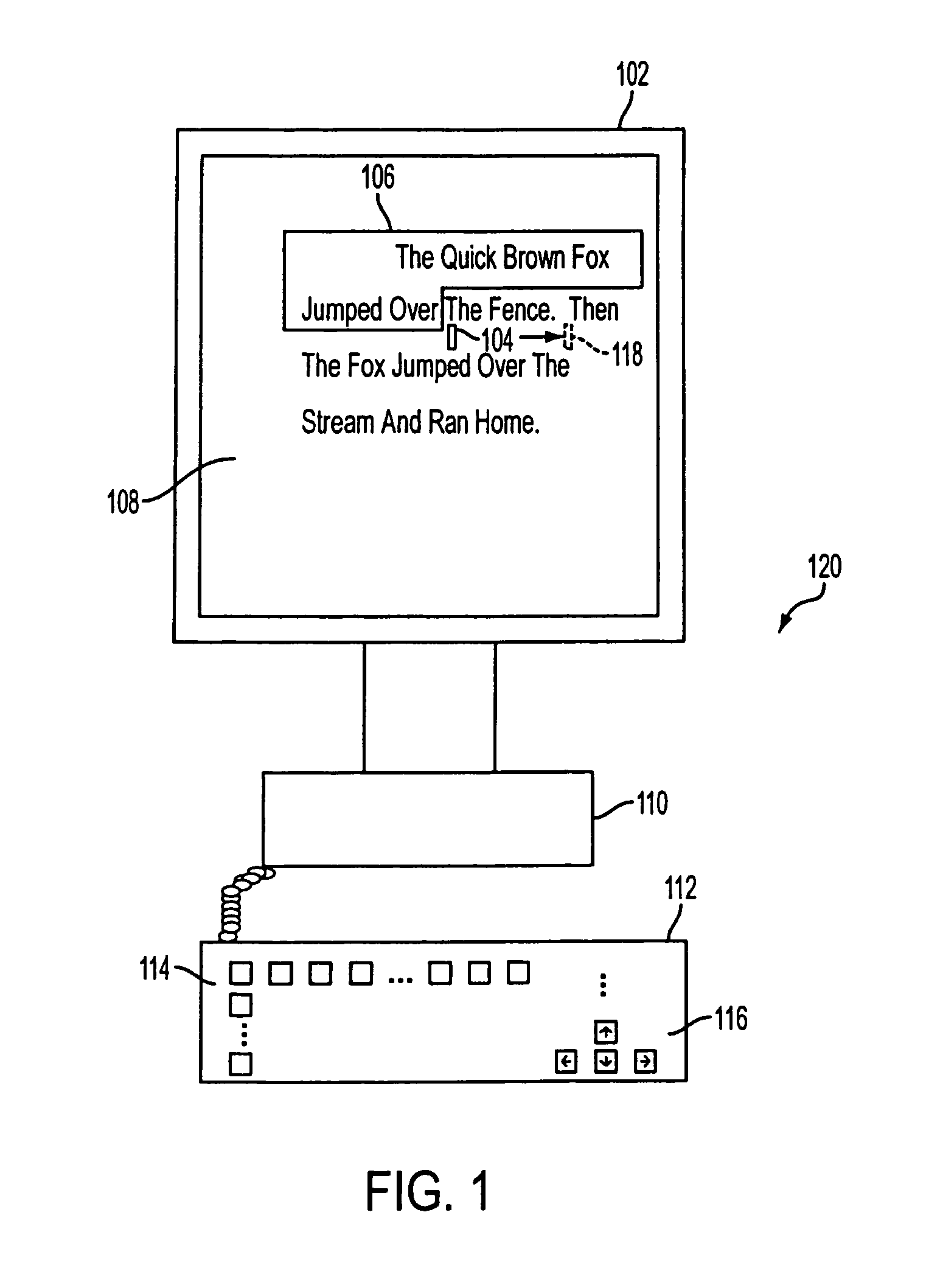 System and method for selecting and processing information in an electronic document