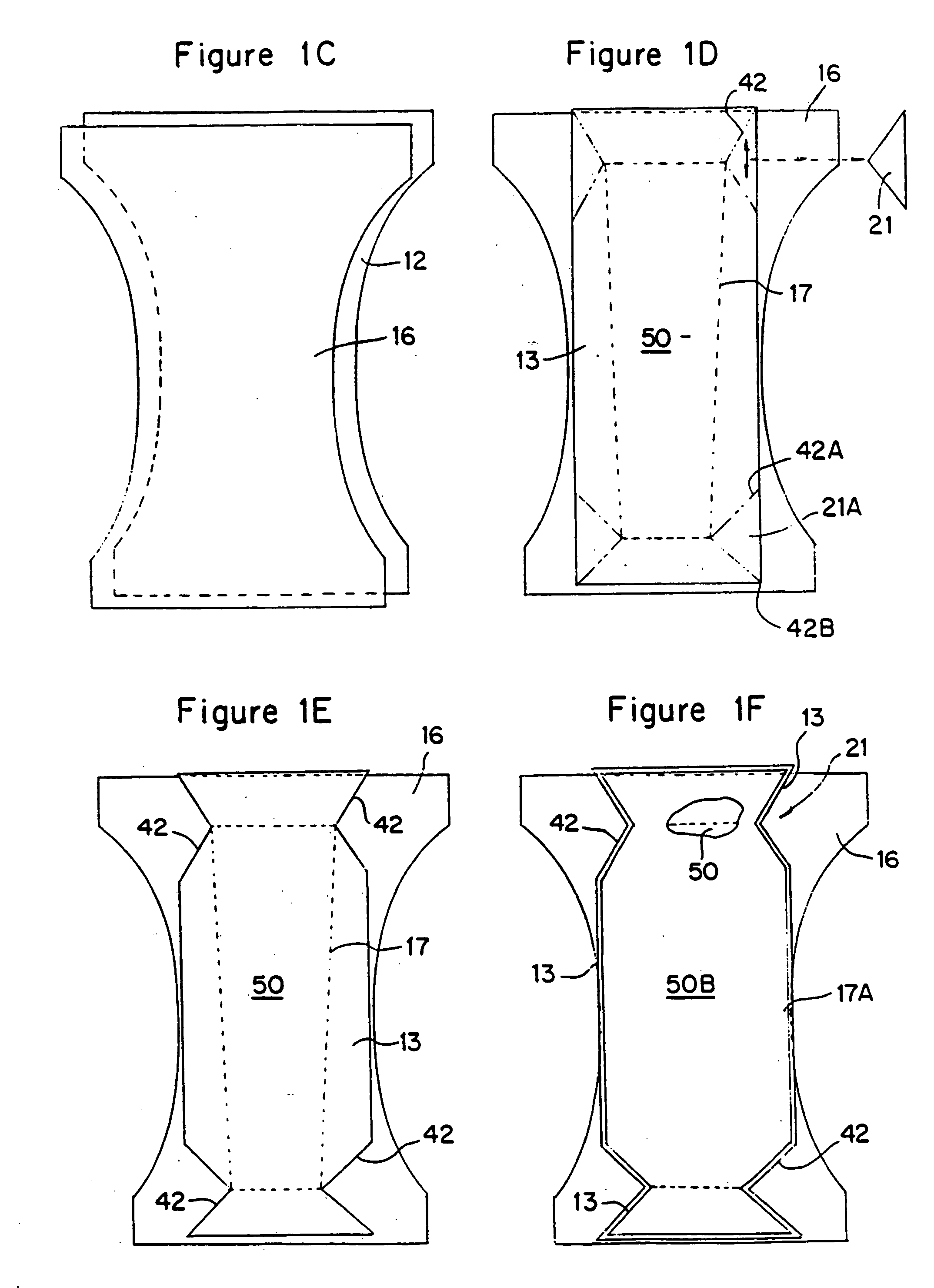 Protective undergarments having anchored pocketed-sling structures and manufacturing methods therefor