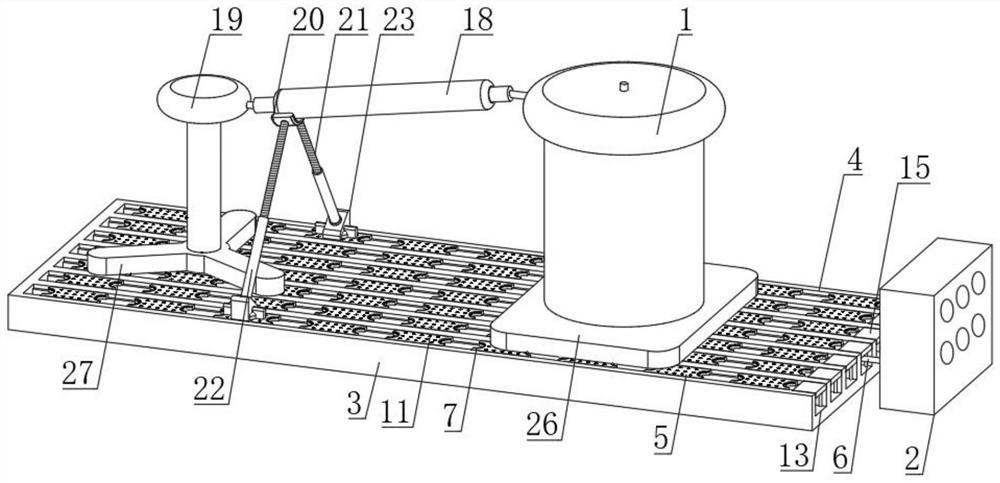 Protection device for power frequency non-partial discharge test complete equipment