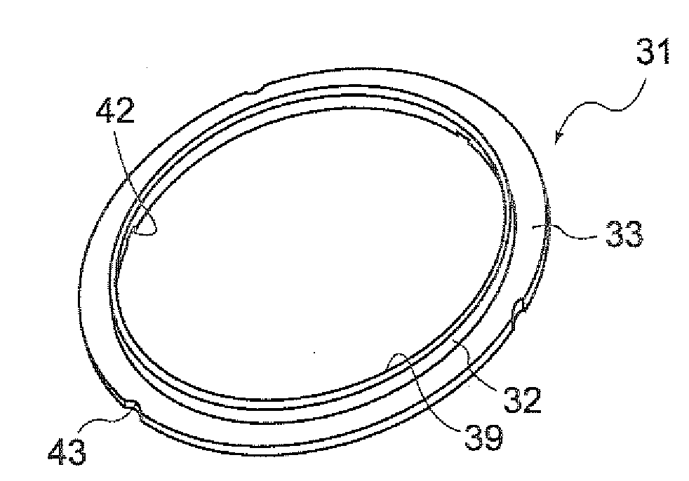 Method of manufacturing ring-shaped member, backup ring and seal structure for fuel injection valve