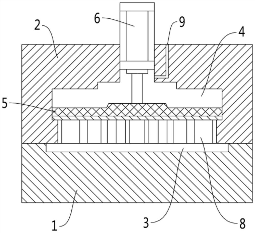 Injection molding mold for micro motor framework