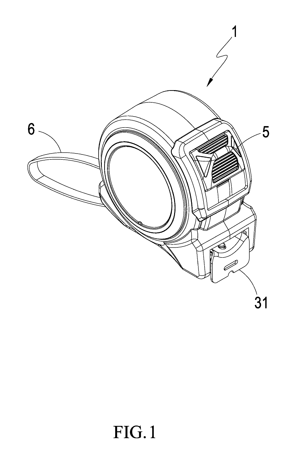 Tape measure structure