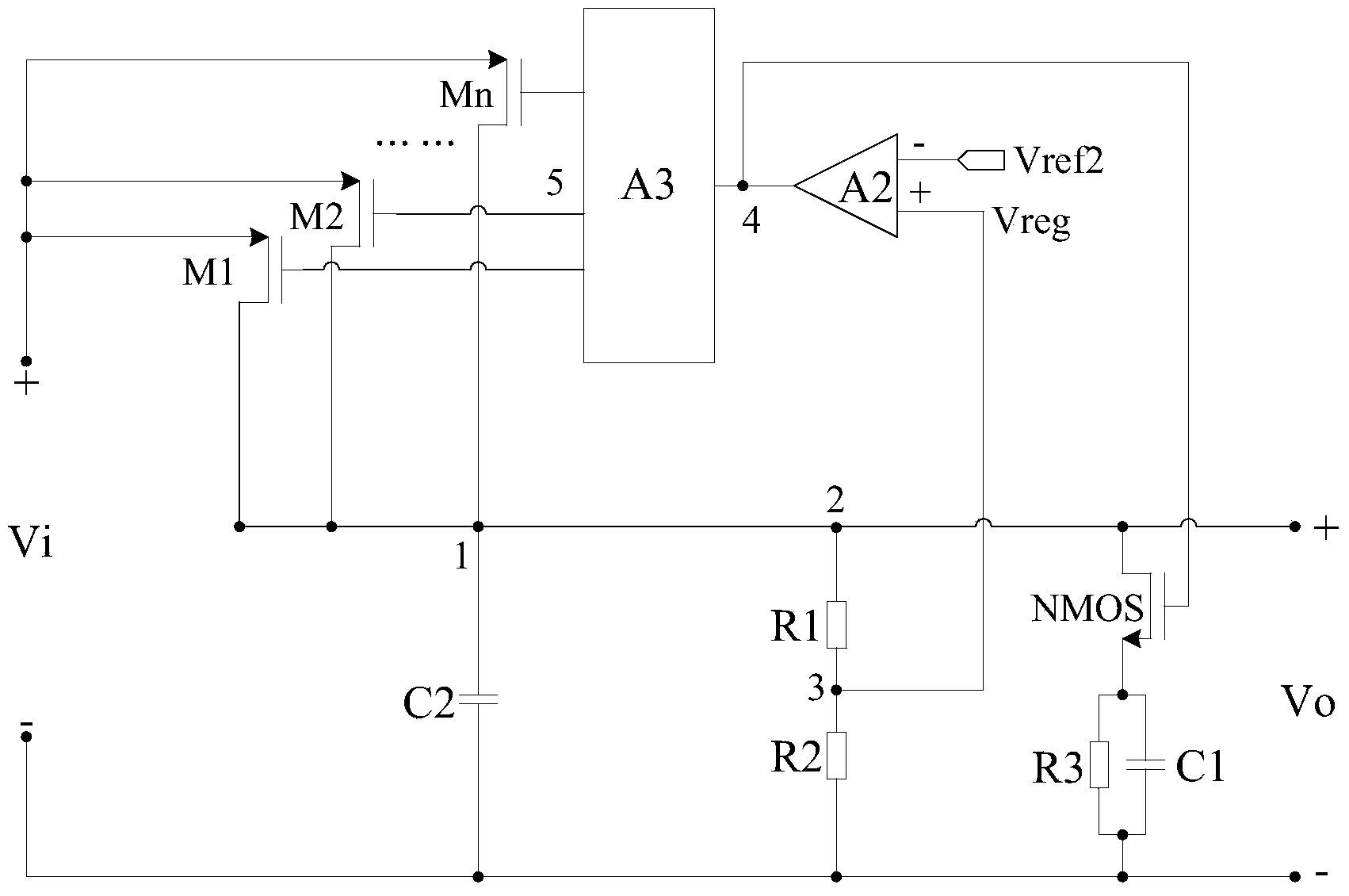 Circuit of voltage adjuster