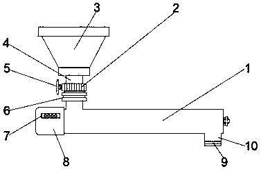 Dry-mixed mortar mixing and conveying machine