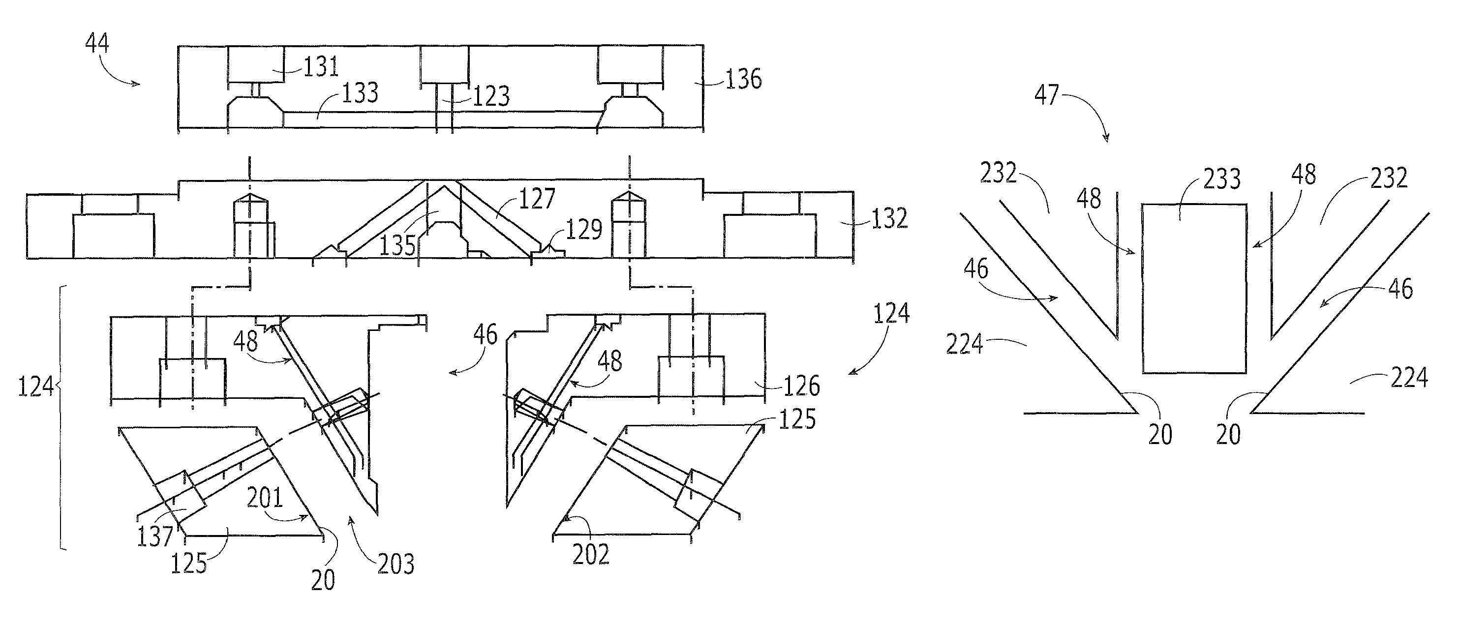 Apparatus and die cartridge assembly adapted for use therewith, and process for producing fibrous materials