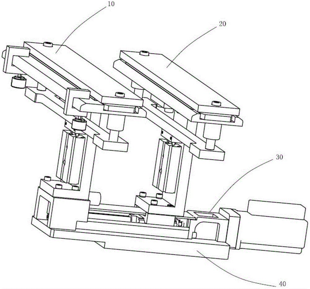 Clamping device for intermittently feeding films