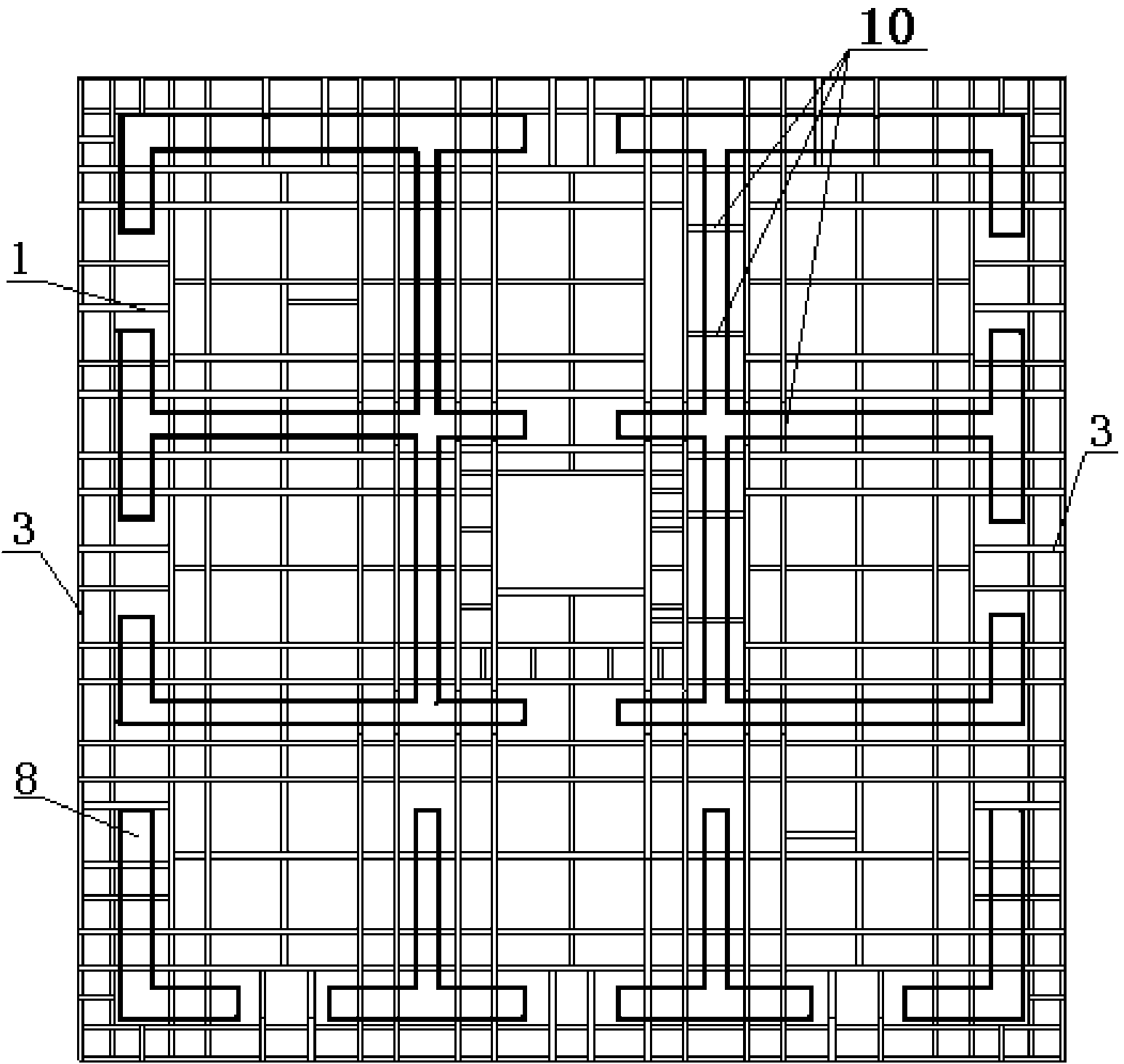 Drum frame supporting power built-in integrated jacking steel platform formwork system and construction method