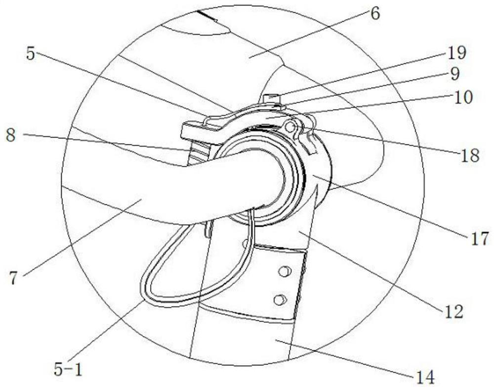 An electric bicycle handlebar with adjustable angle