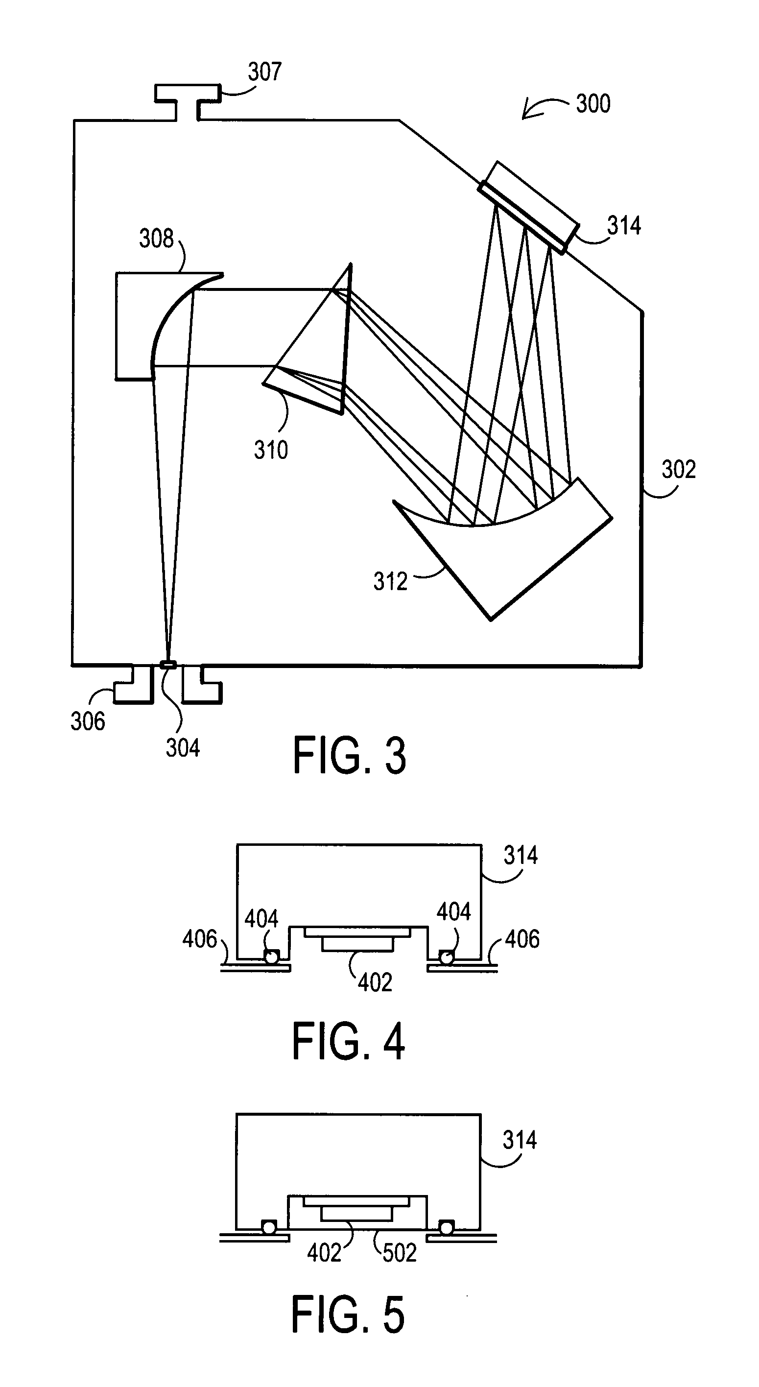 Spectrometer with collimated input light