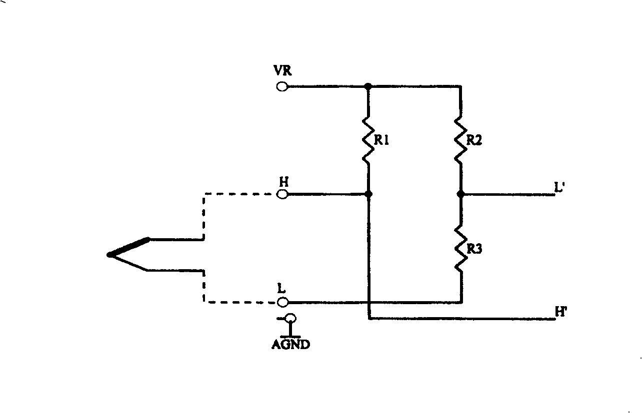 Preprocessing circuit for multiple temperature signals