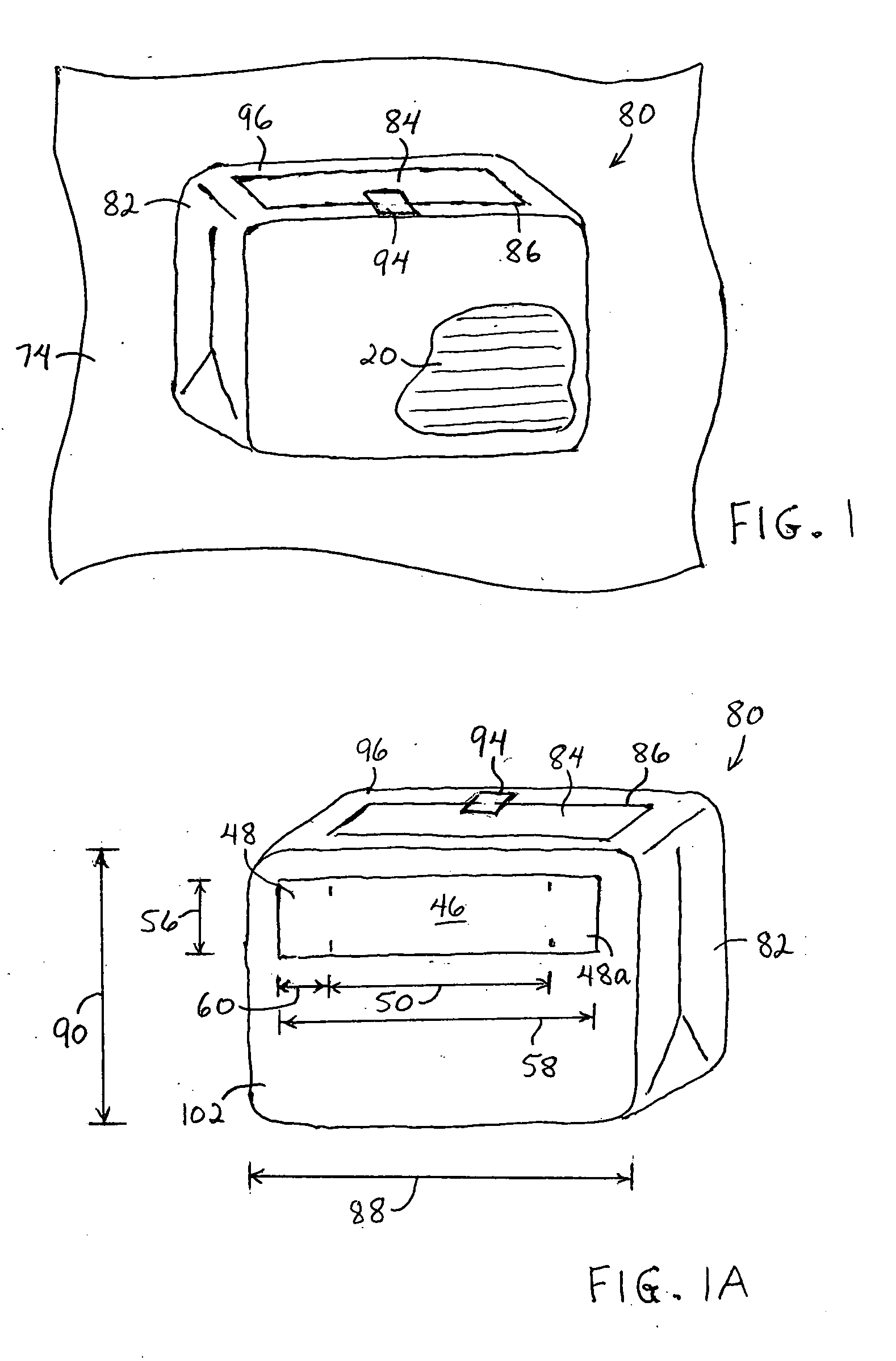 Disposable package with a repositioning attachment feature