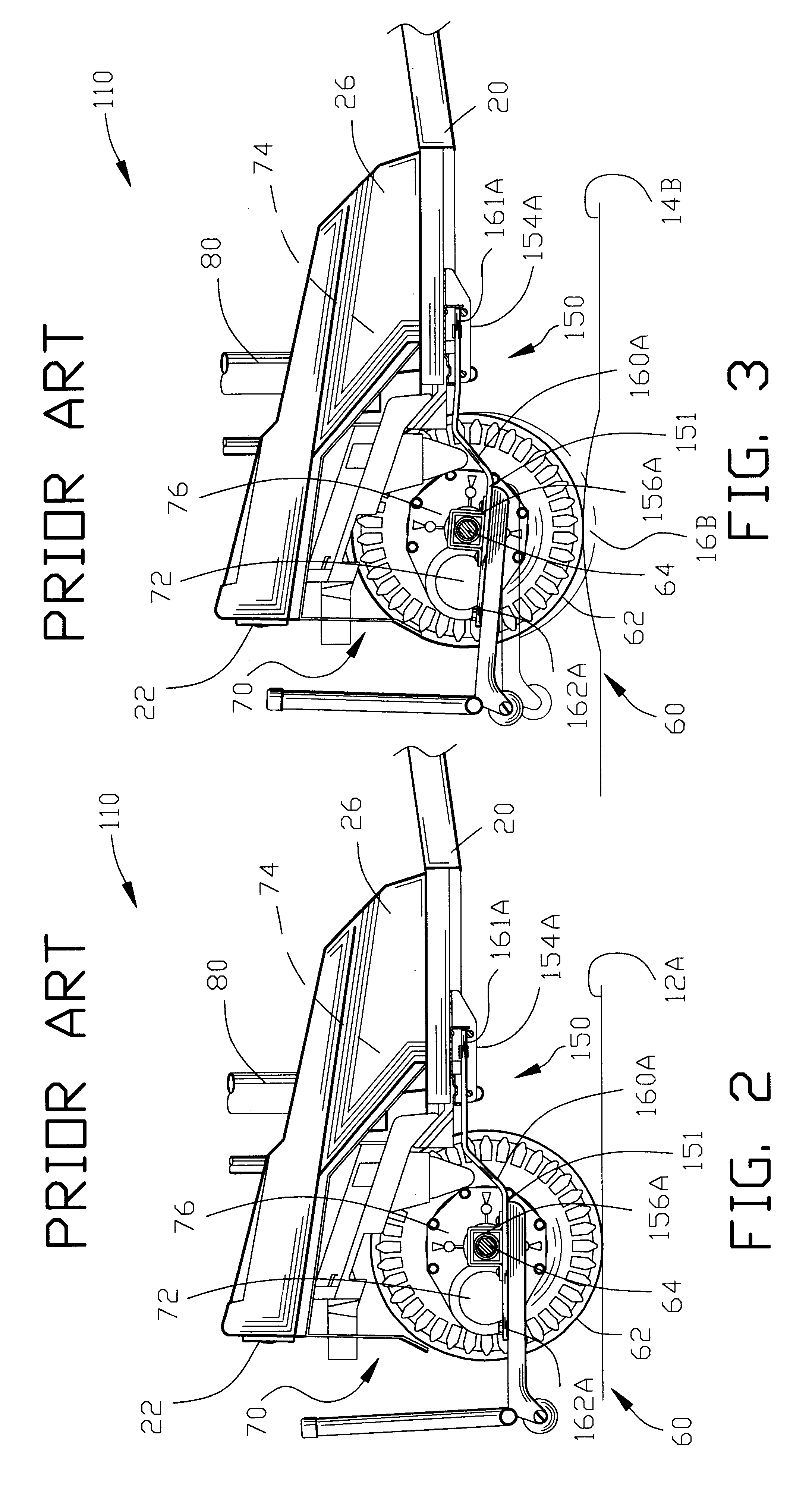 Suspension for personal mobility vehicle