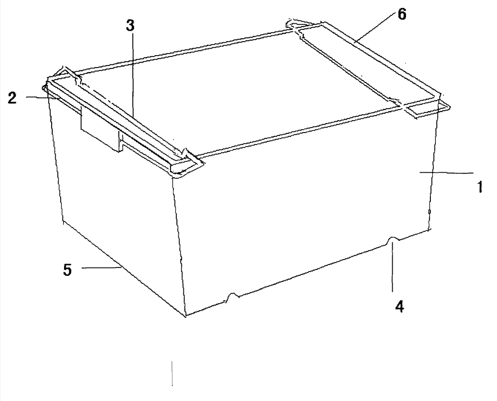 Storage box with movable handle