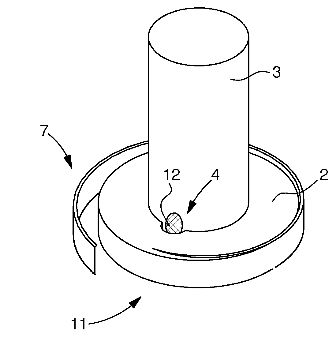 System for securing a part without driving in or bonding