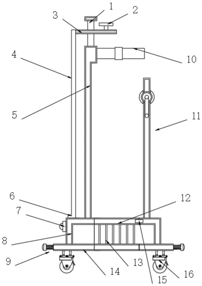 Intelligent walking auxiliary rehabilitation exercise device for elderly patients