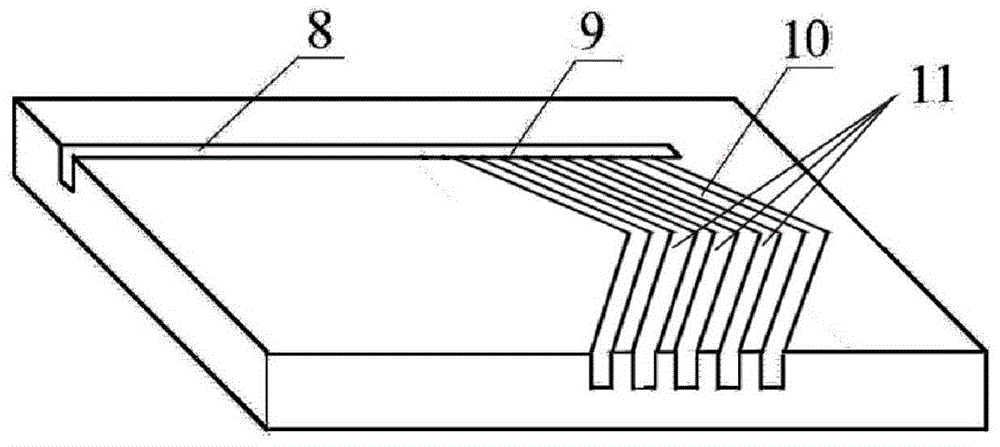 Gas-liquid baffle separation device