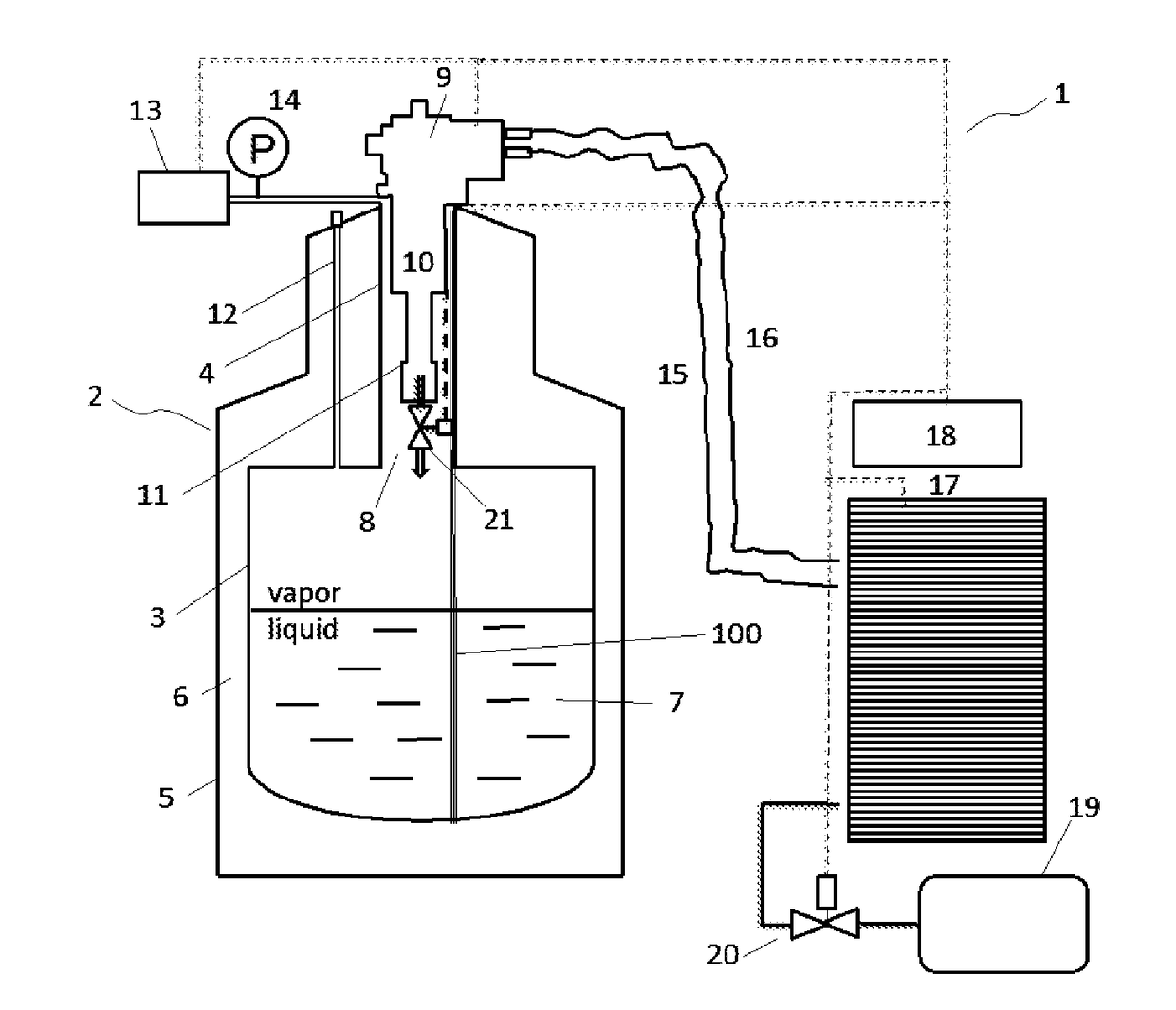 System and method for improving the liquefaction rate in cryocooler-based cryogen gas liquifiers