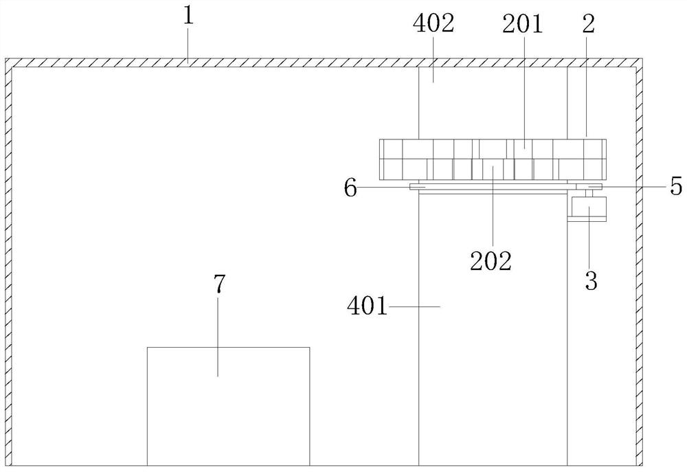 Specimen handover cabinet and specimen handover method