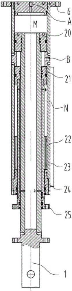 Squeezing and expanding device of rotary drilling rig for piling and forming