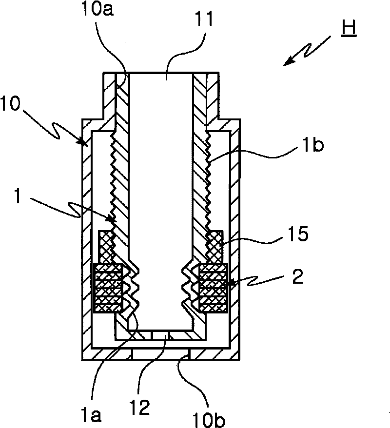 Hollow actuator-driven droplet dispensing apparatus