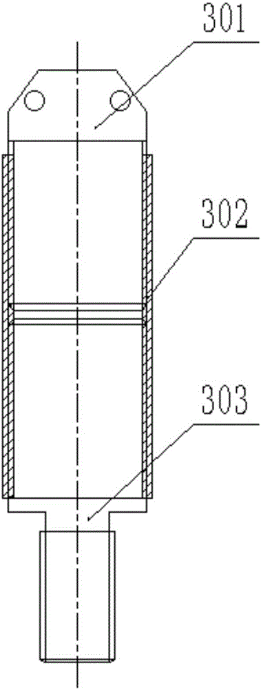 Adjustable type vertical wall surface butting device