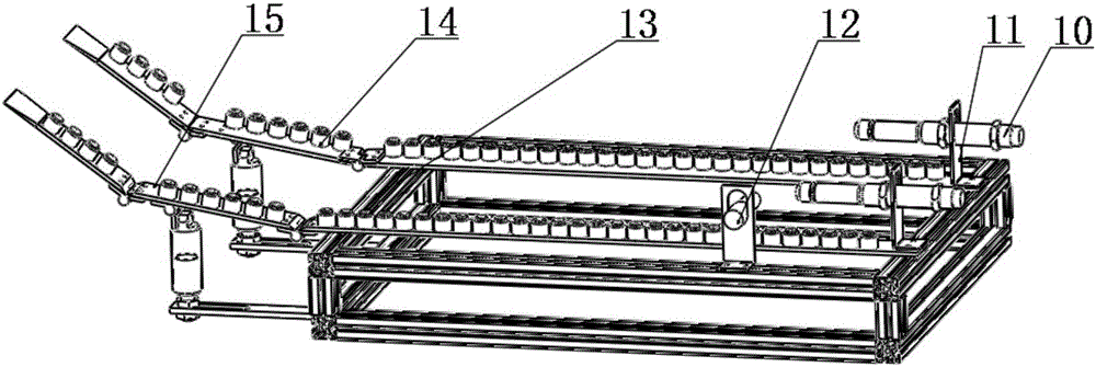 Adjustable type vertical wall surface butting device