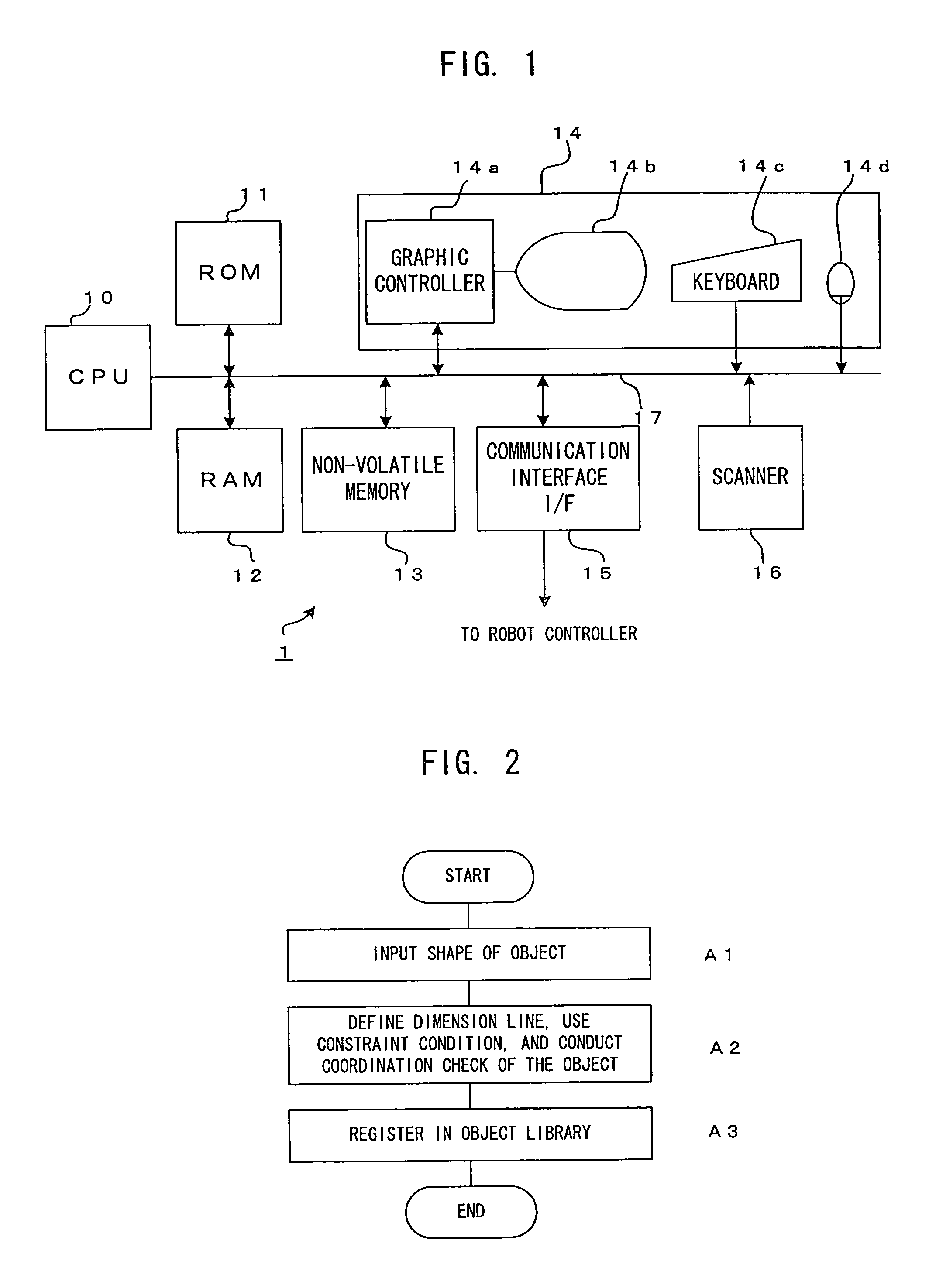 Graphic display apparatus for robot system