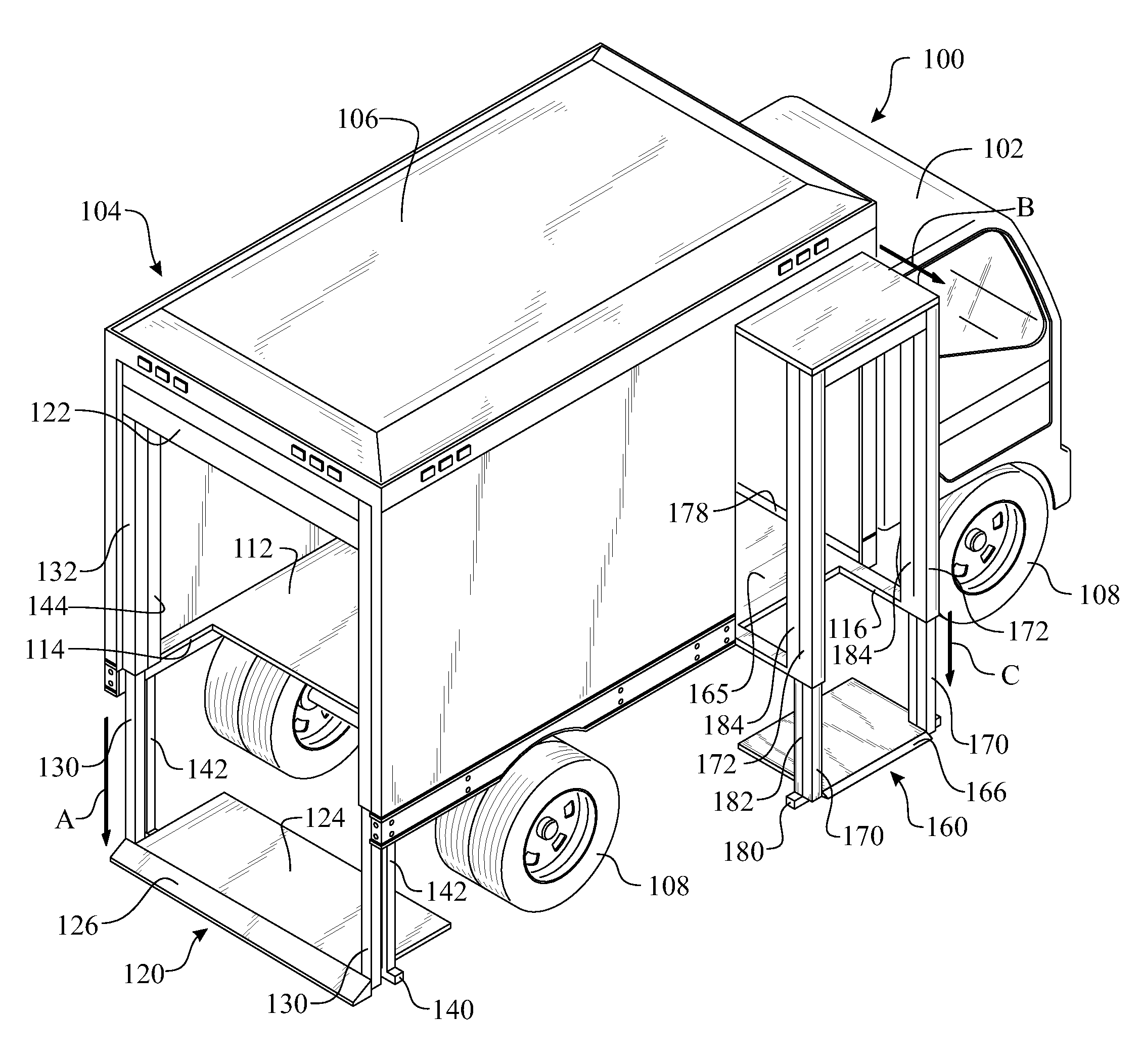 Cargo handling apparatus module