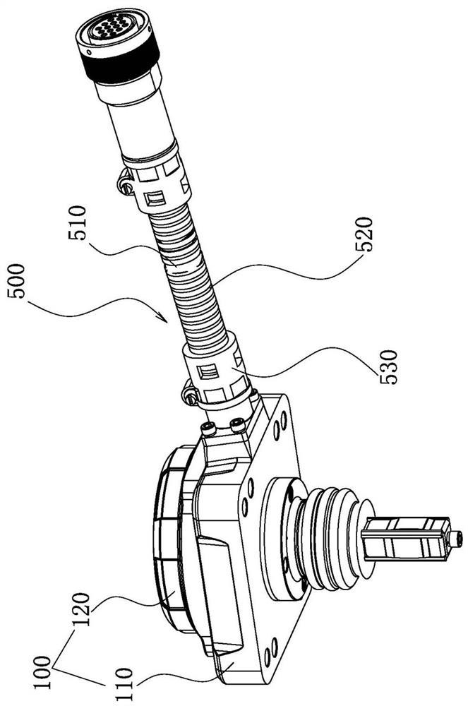 Shaft end photoelectric rotating speed sensor for rail transit and manufacturing method