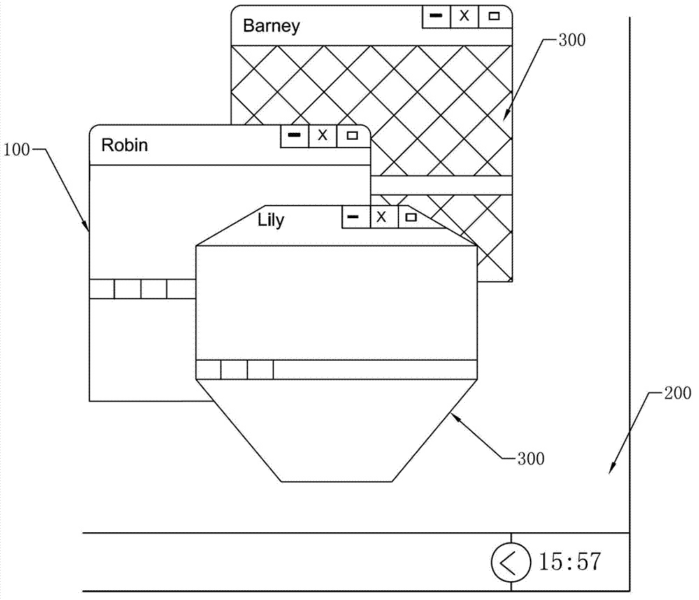 Method, client end and system for differentiated display of instant communication interaction interface