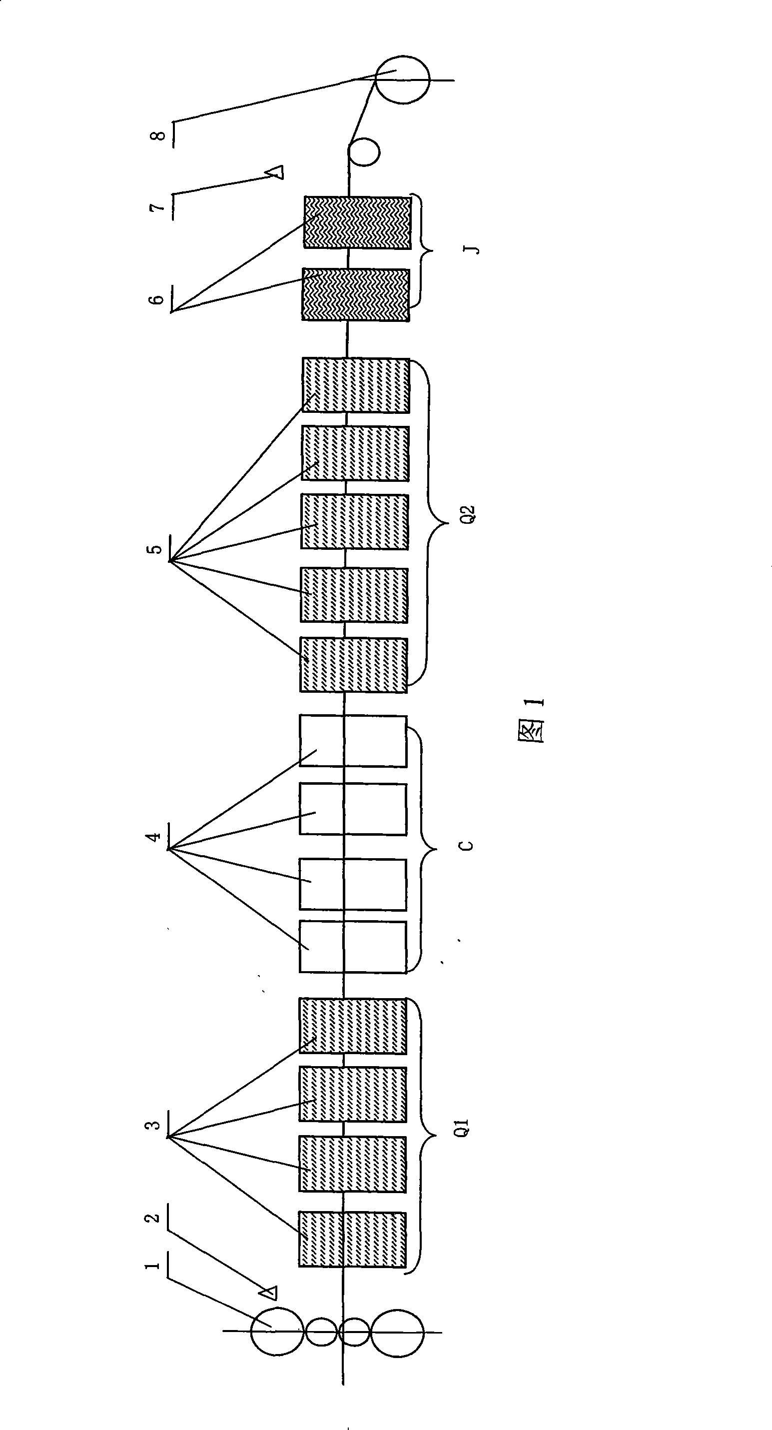 Refrigerating device of belt steel and cooling and controlling method thereof